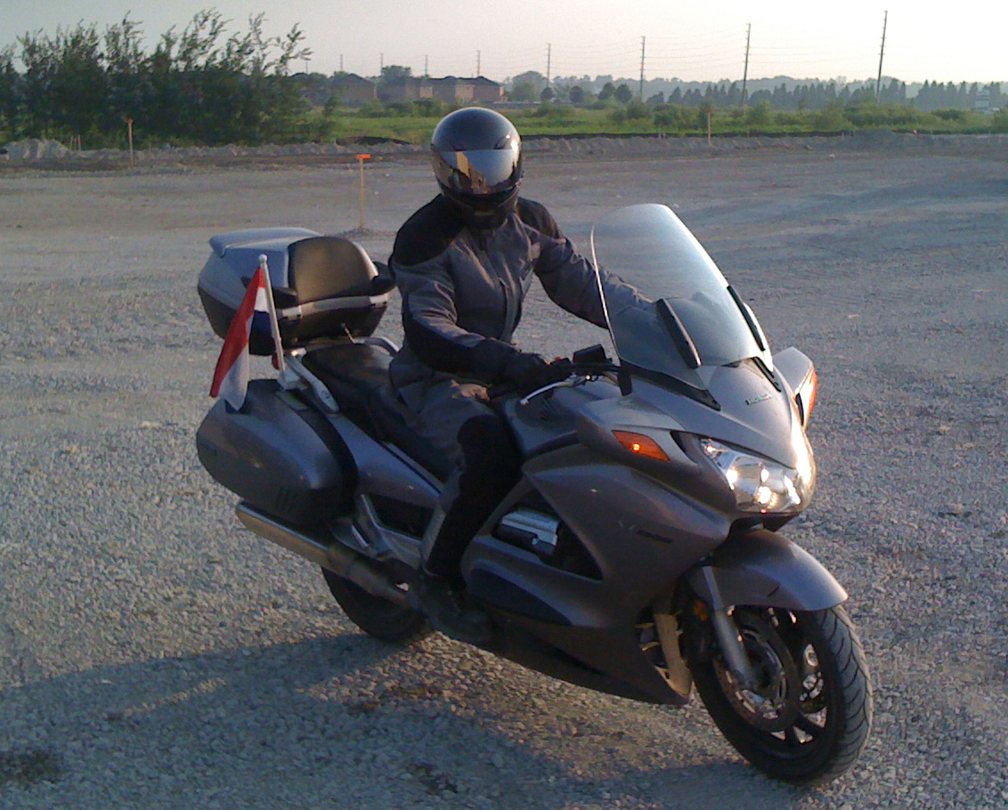 Motocross rider on a dirt trail